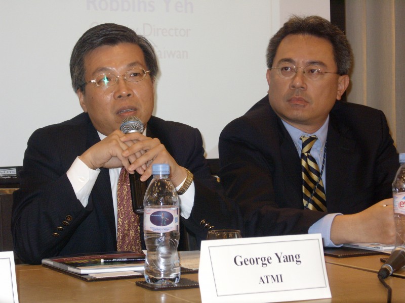 SemiconTaiwan2007 PressConference GeorgeYang TonyChao