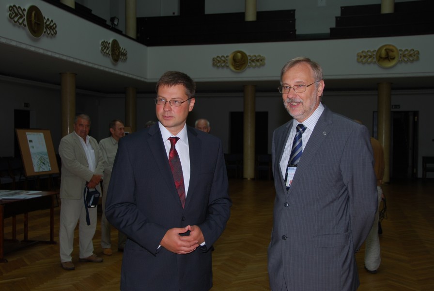 Valdis Dombrovskis un Mārcis Auziņš, 2010-08-05