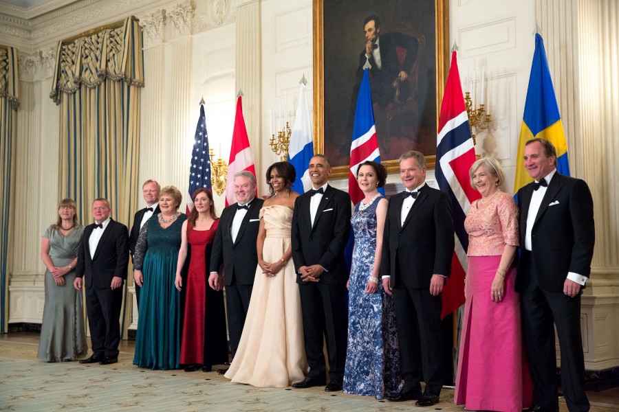 White House Nordic State Dinner Group Photo