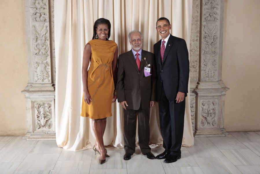 Yusuf bin Alawi bin Abdullah with Obamas