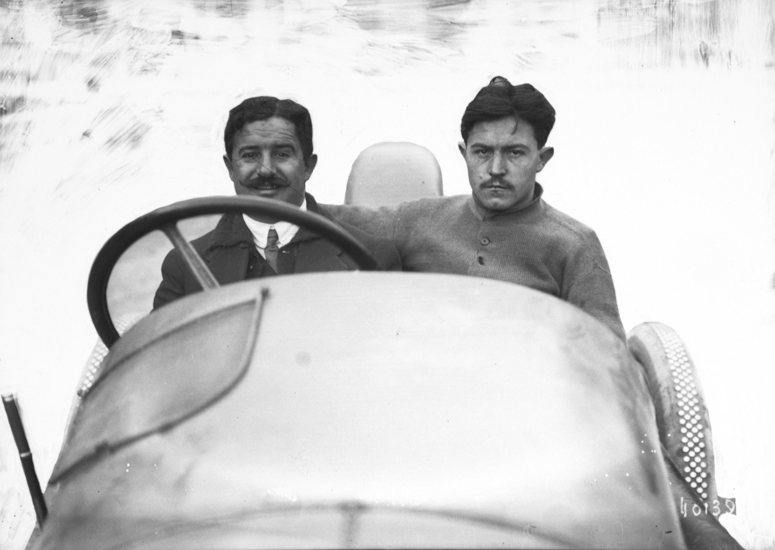 Victor Rigal at the 1914 French Grand Prix