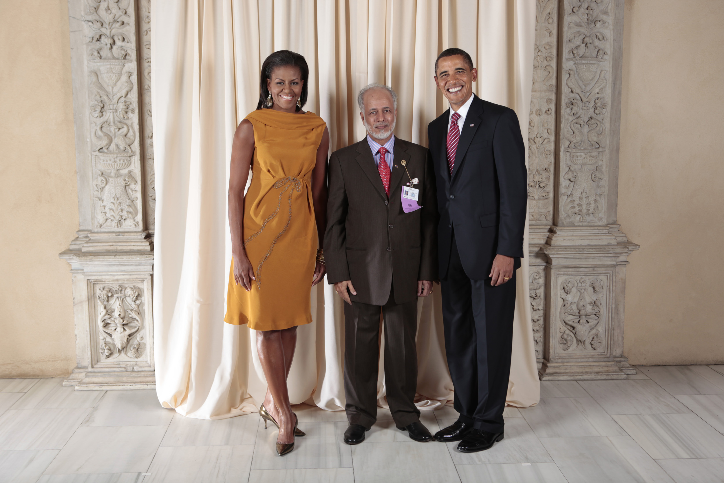 Yusuf bin Alawi bin Abdullah with Obamas