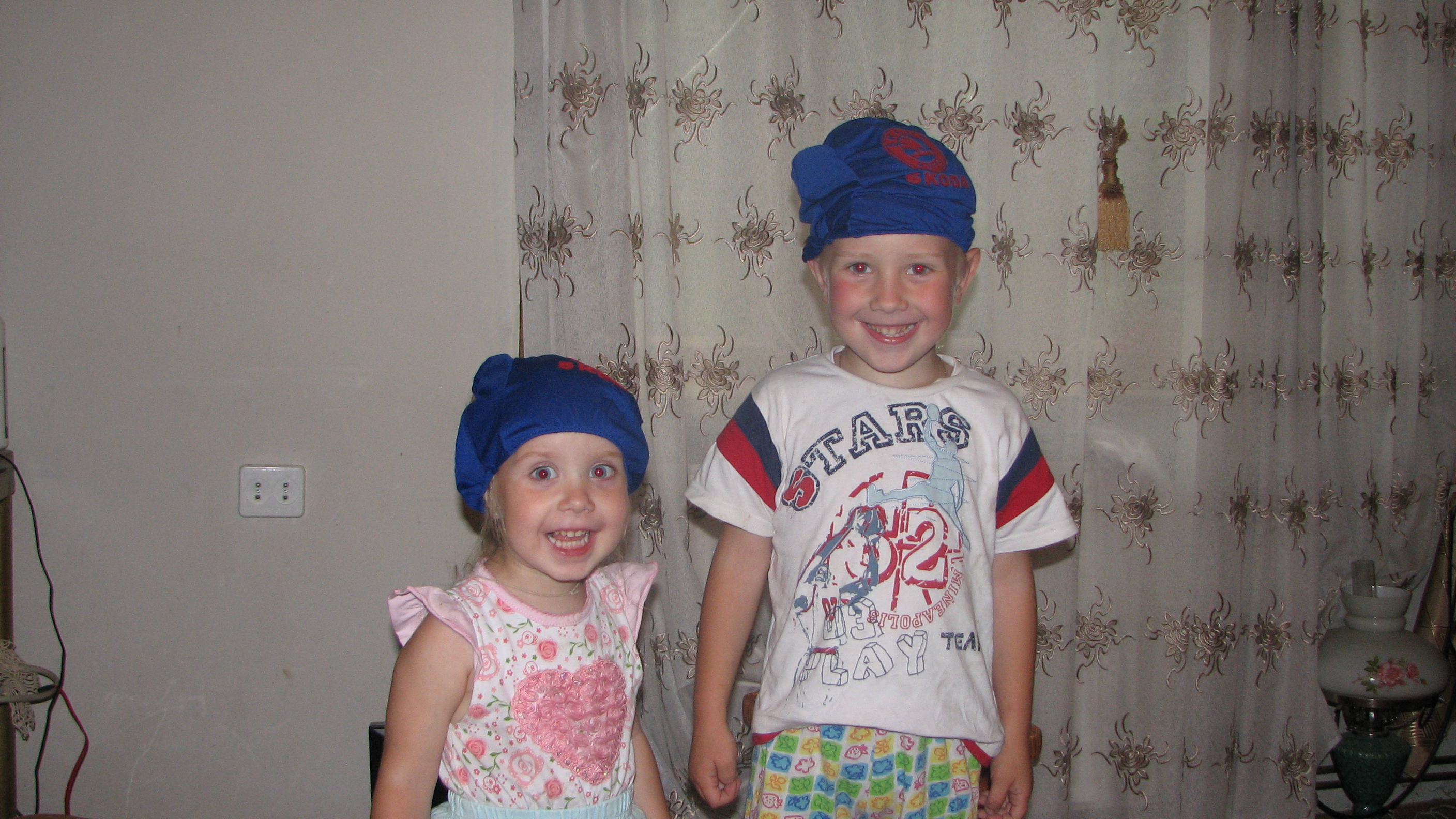 Funny smiling kids