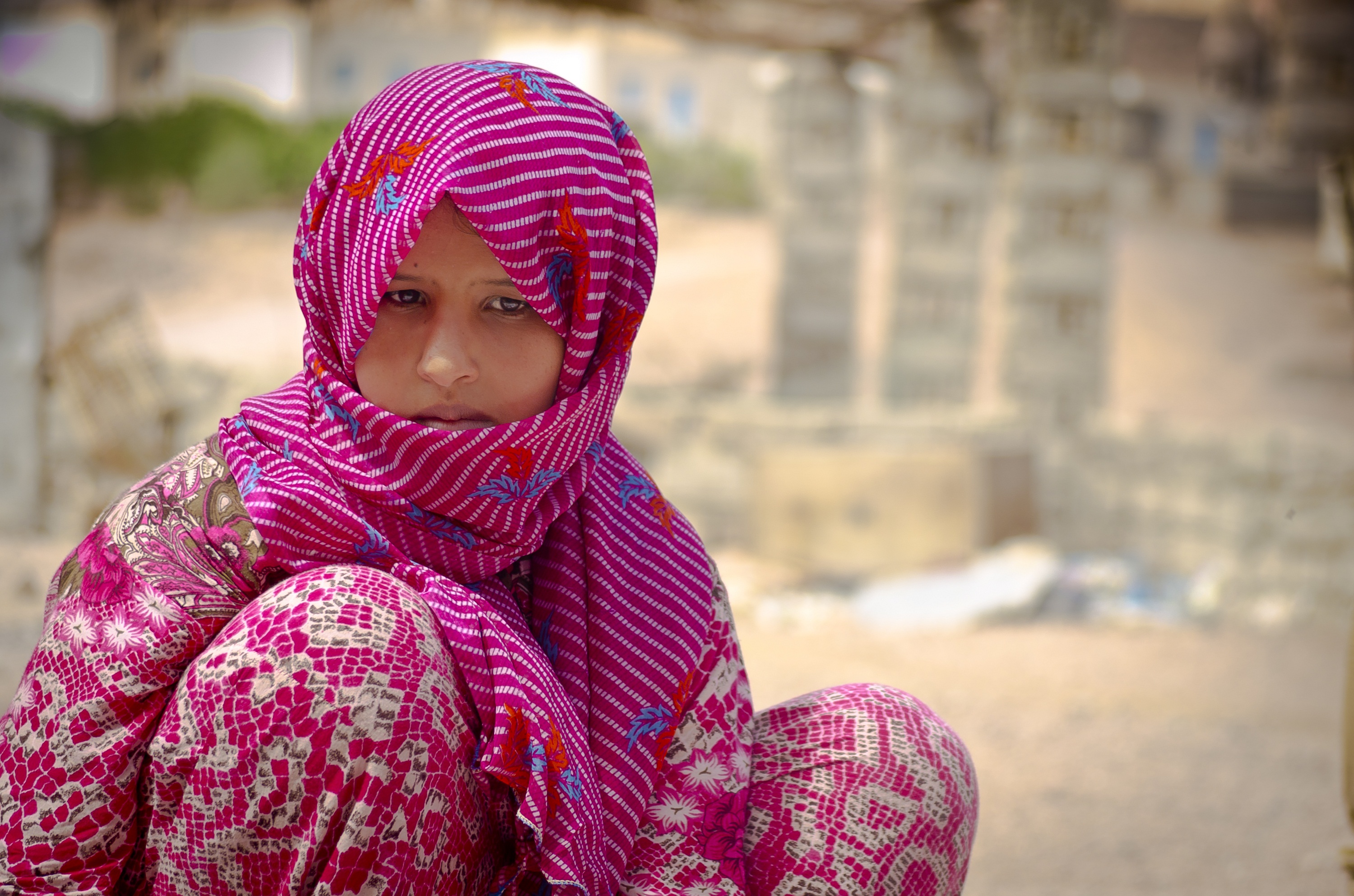 A Bedouin girl in Nuweiba - Egypt