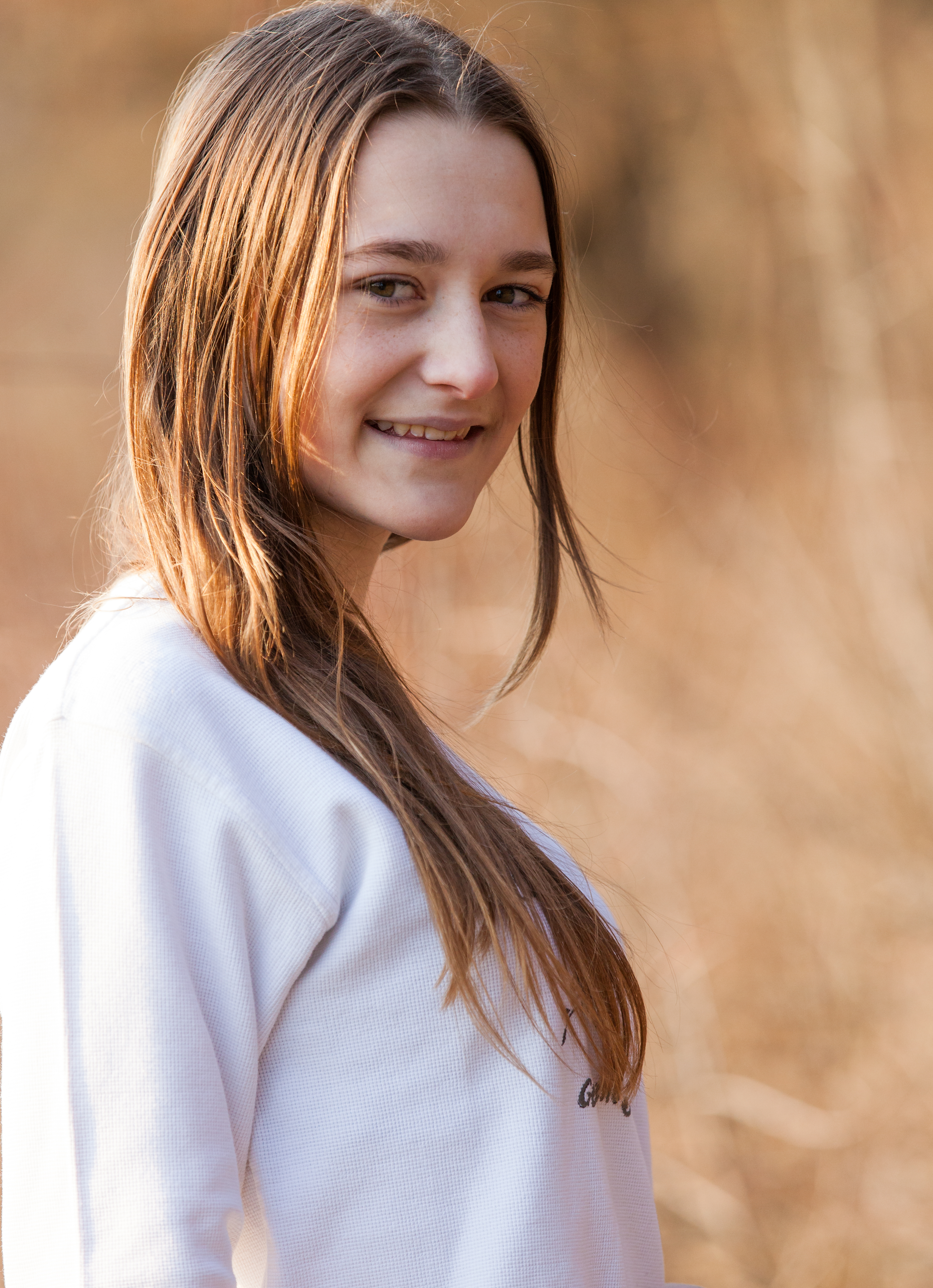 a brunette schoolgirl photographed in March 2015, picture 12
