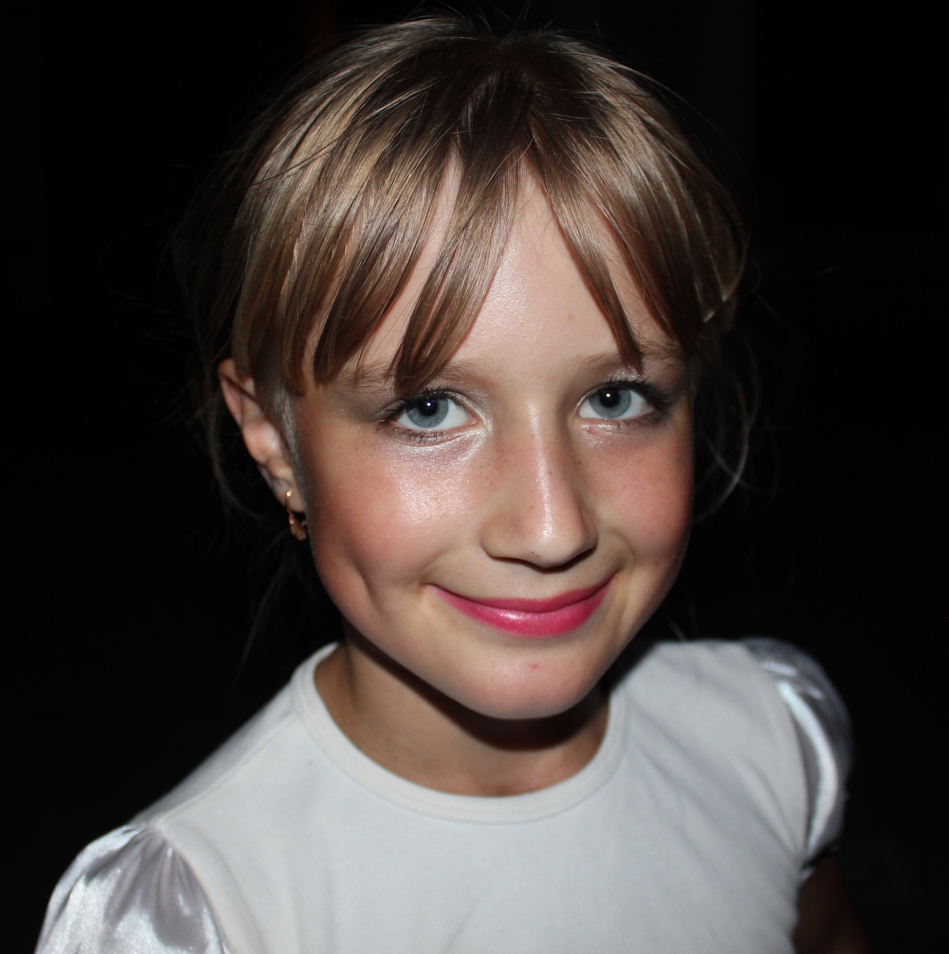 a beautiful young blond girl in a Catholic camp, picture 12
