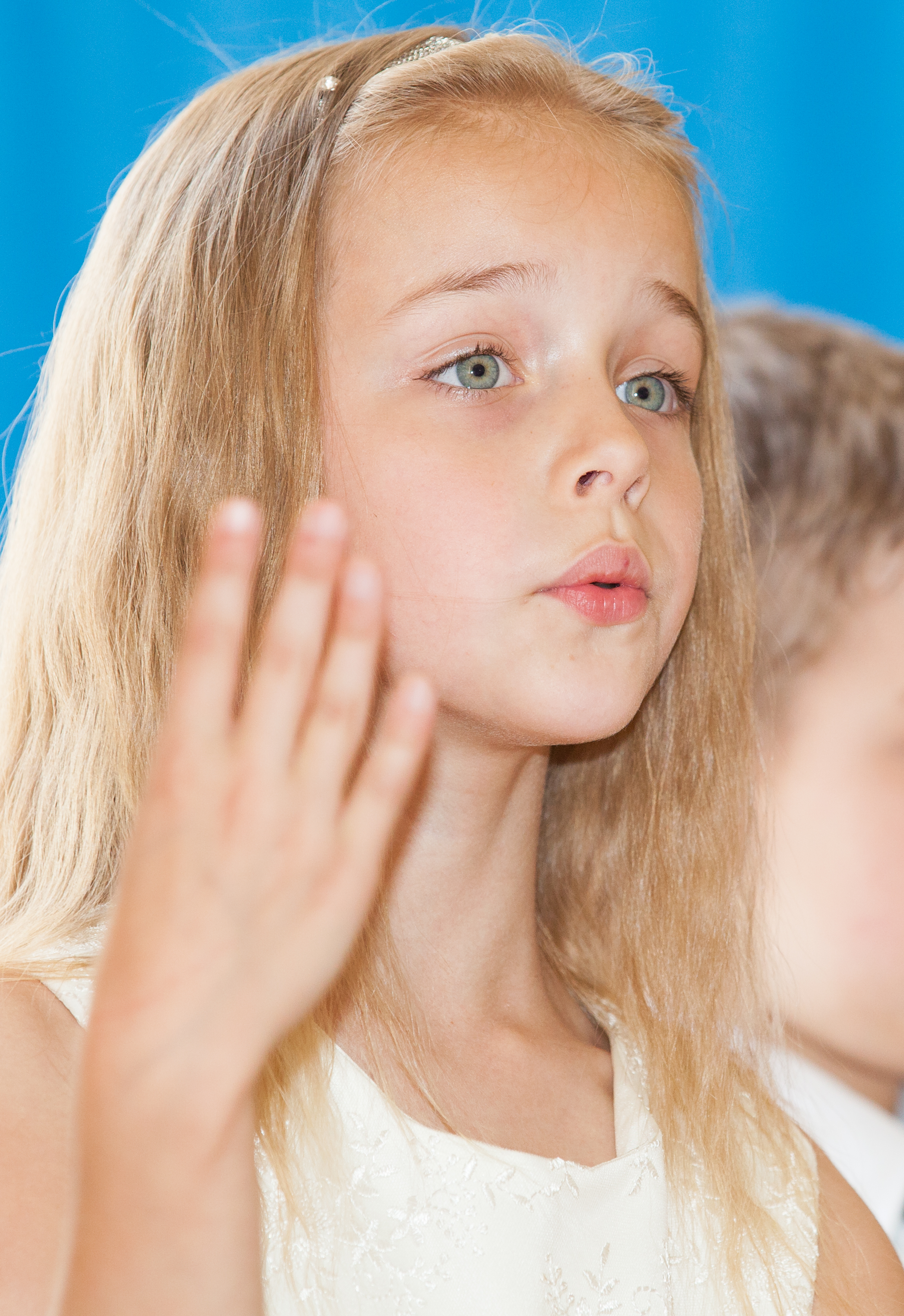 a young cute schoolgirl photographed in May 2014, picture 7/14