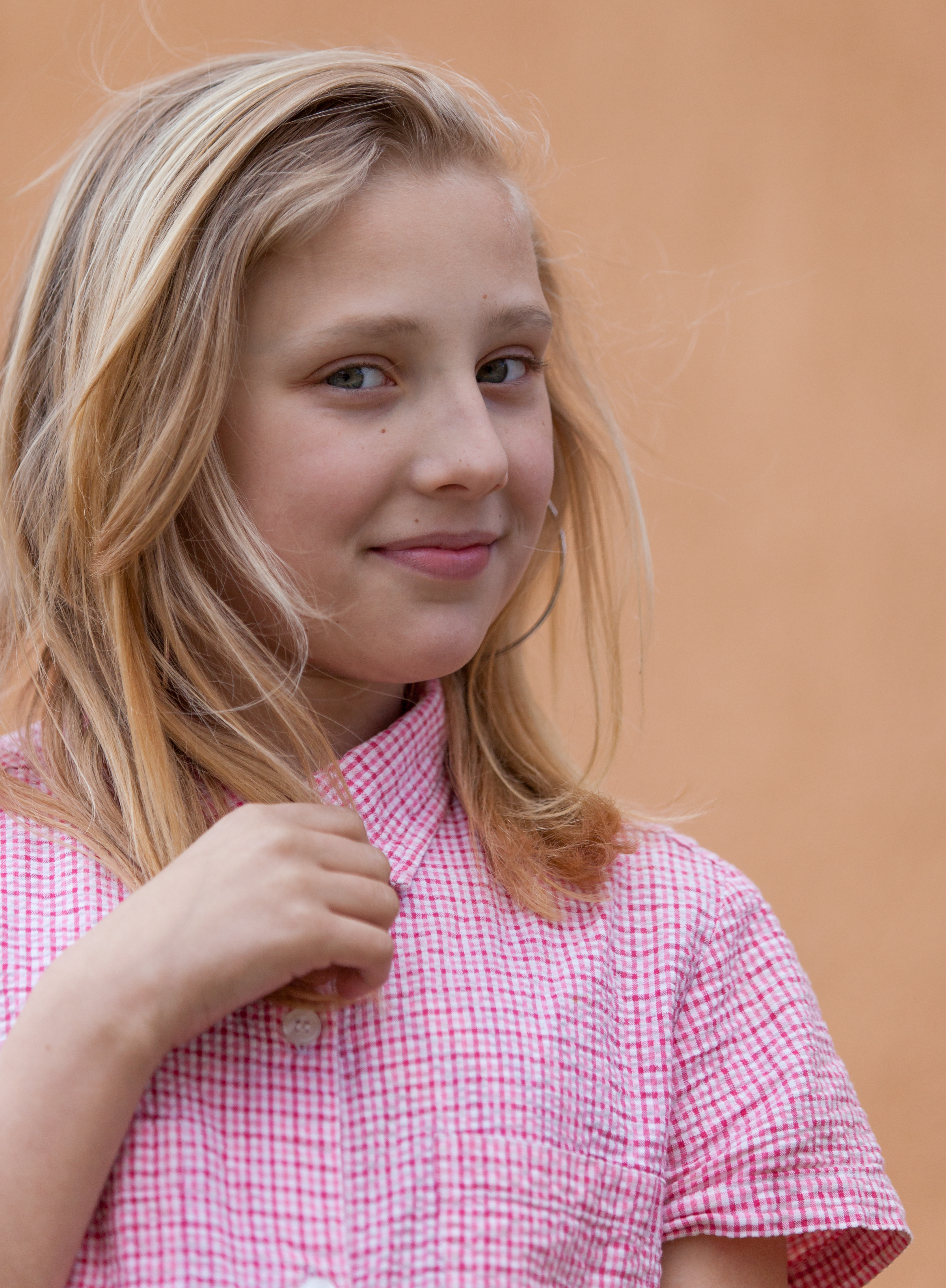 an 11-year-old blond girl photographed in May 2015, picture 3