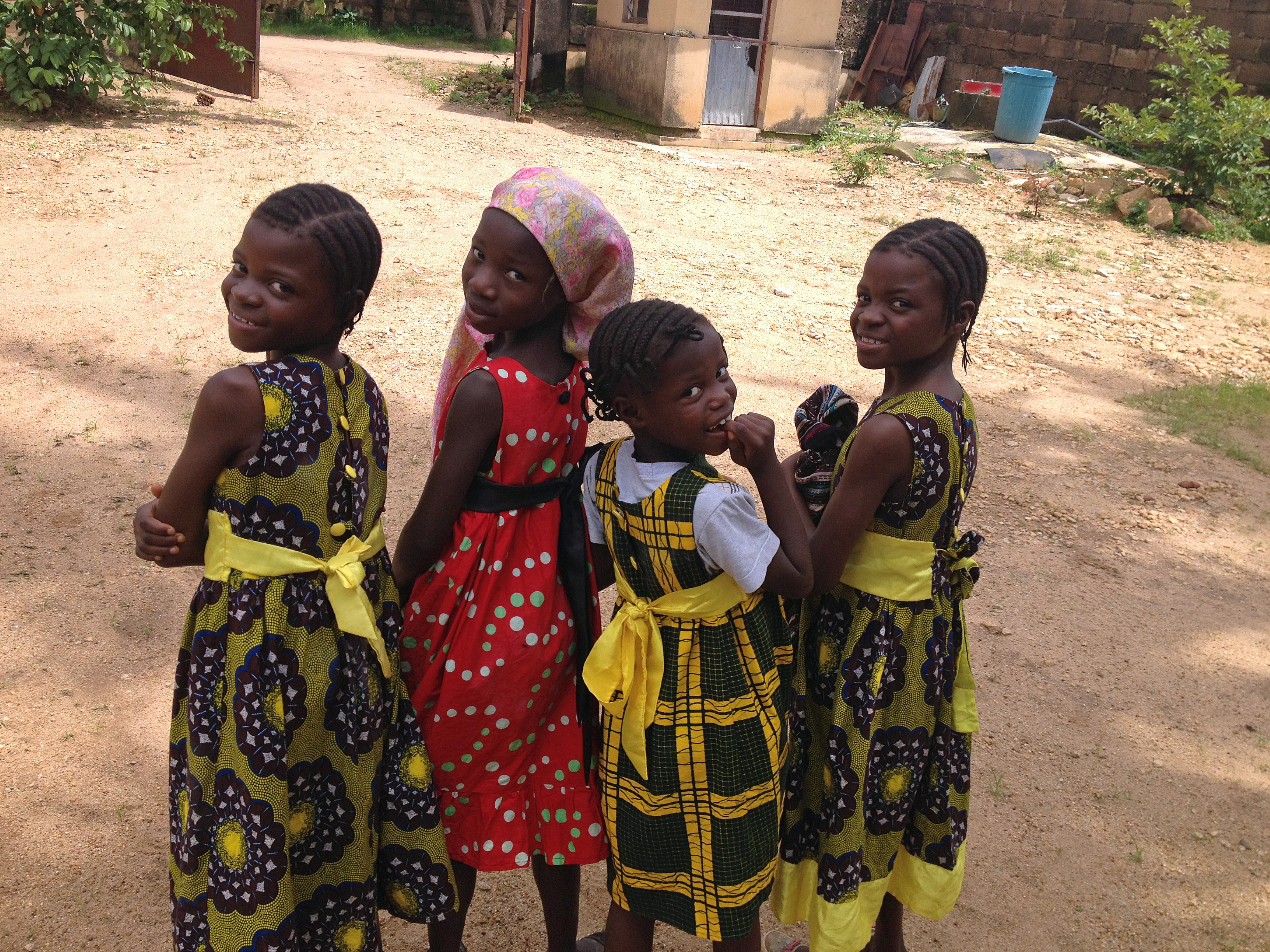 Girls of a small berom village in Jos City