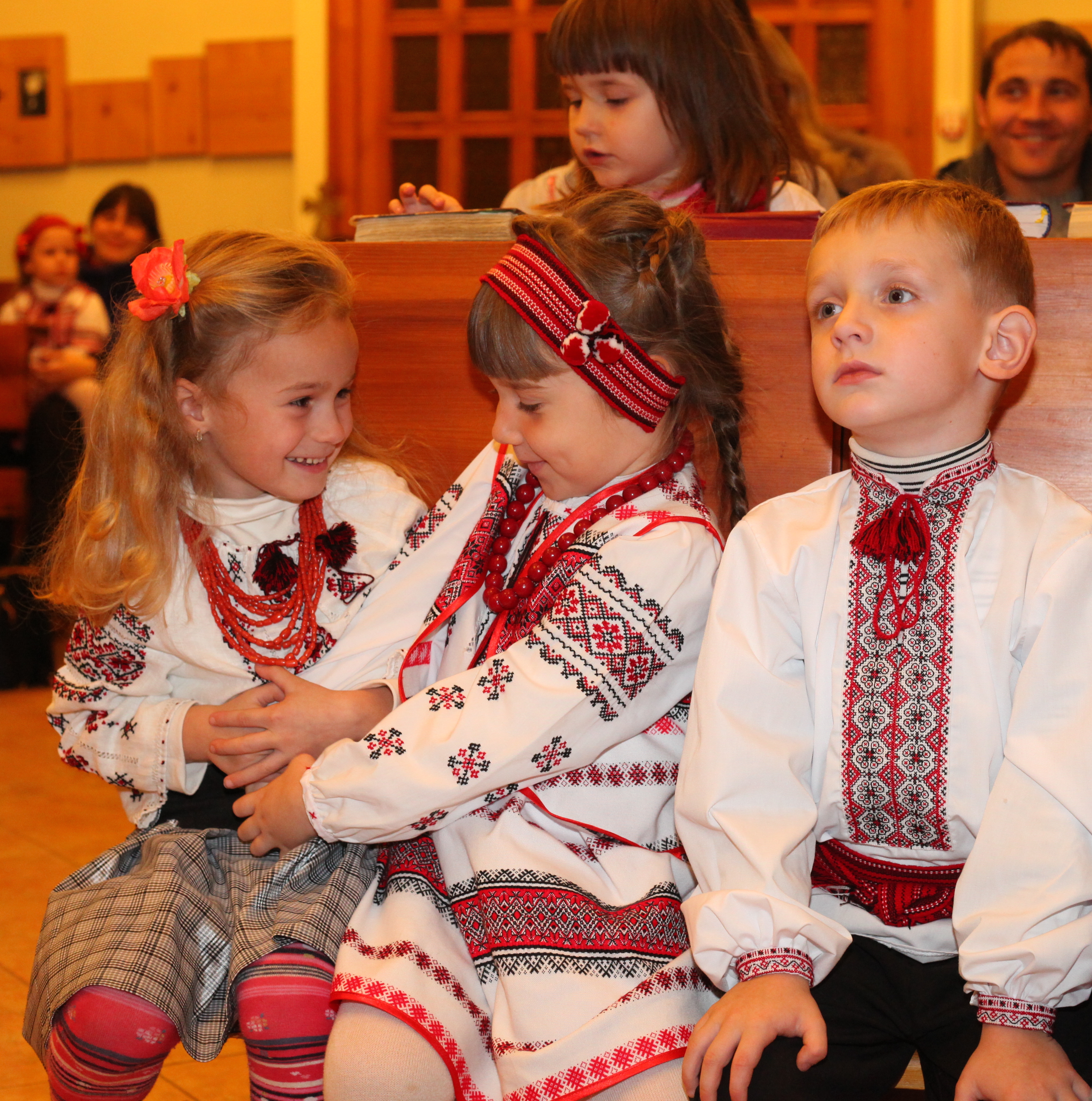 kids having fun in a Catholic kindergarten
