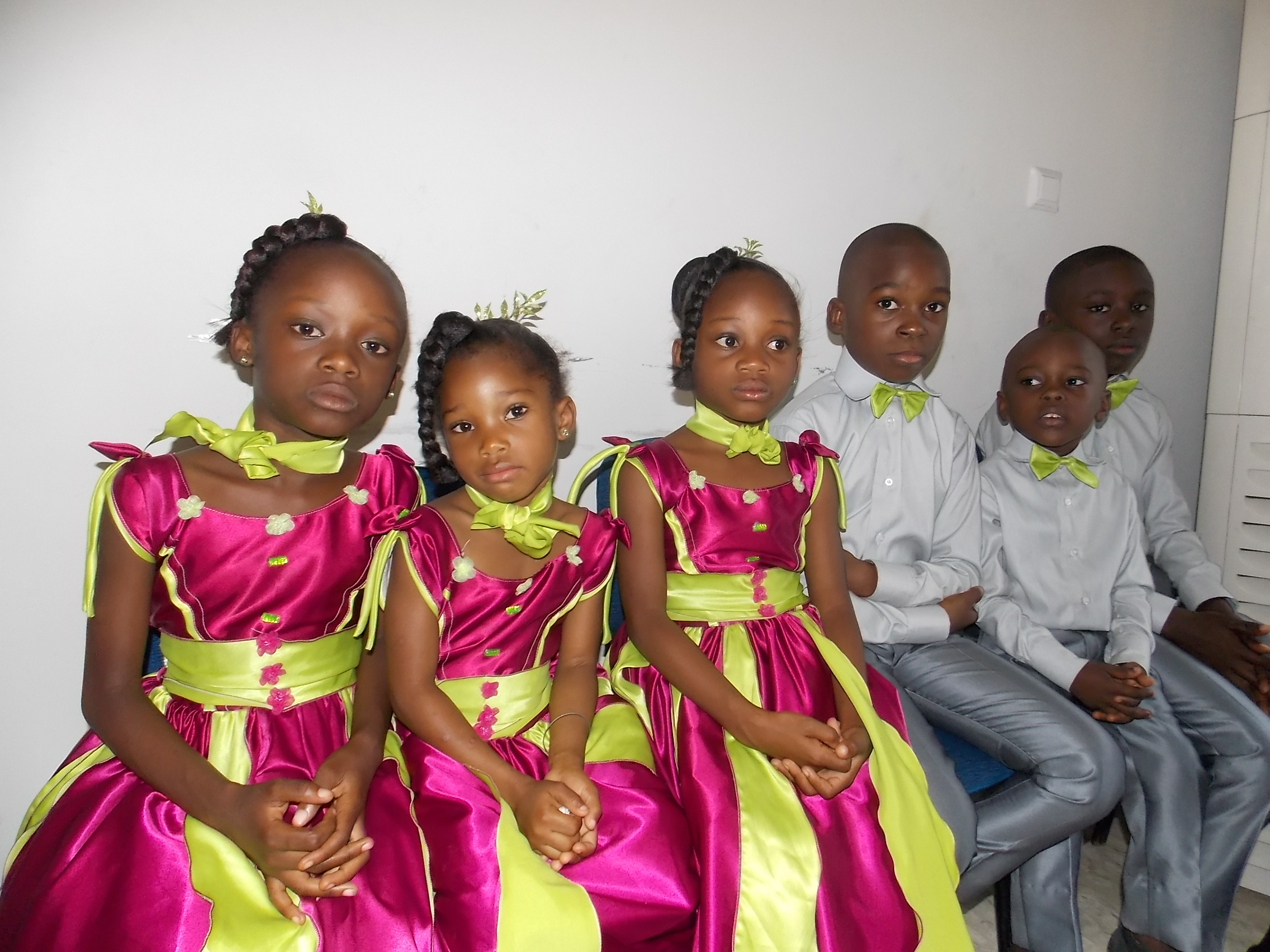 Little girls at marriage
