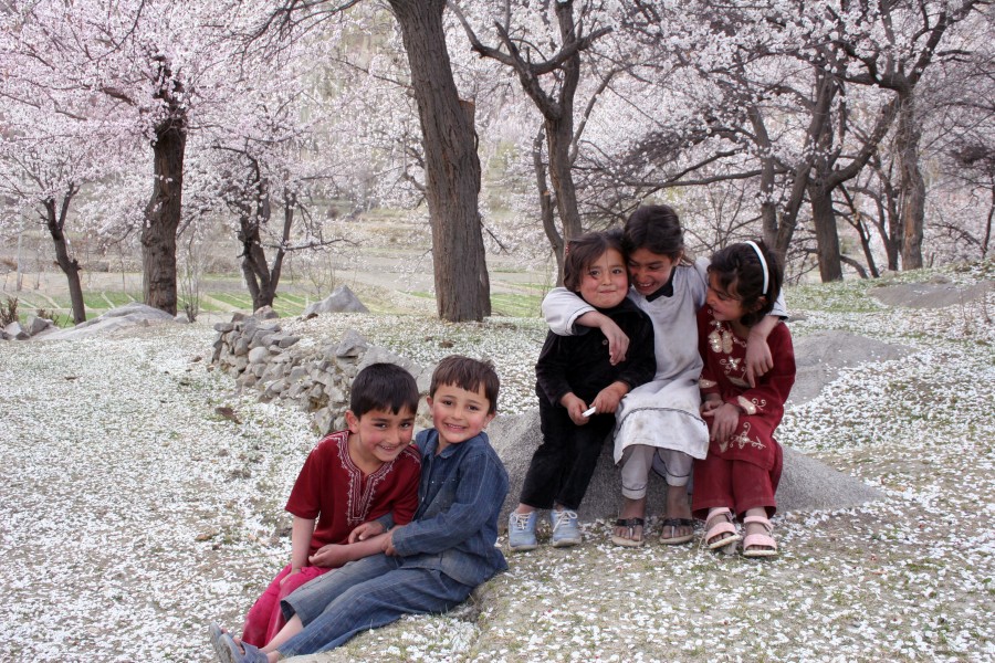 Children of Paradise- Blossom in Karimabad Hunza