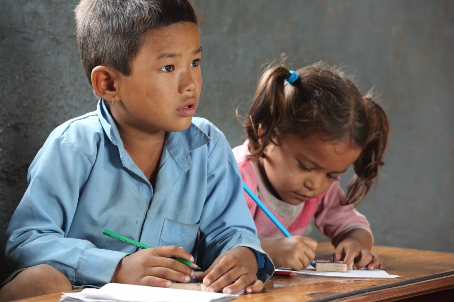 Playgroup in Shree Sahara Bal Primary School, Pokhara, Nepal. (10713704153)