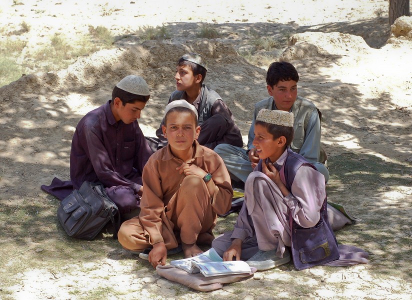 Schoolboys in Bamozai