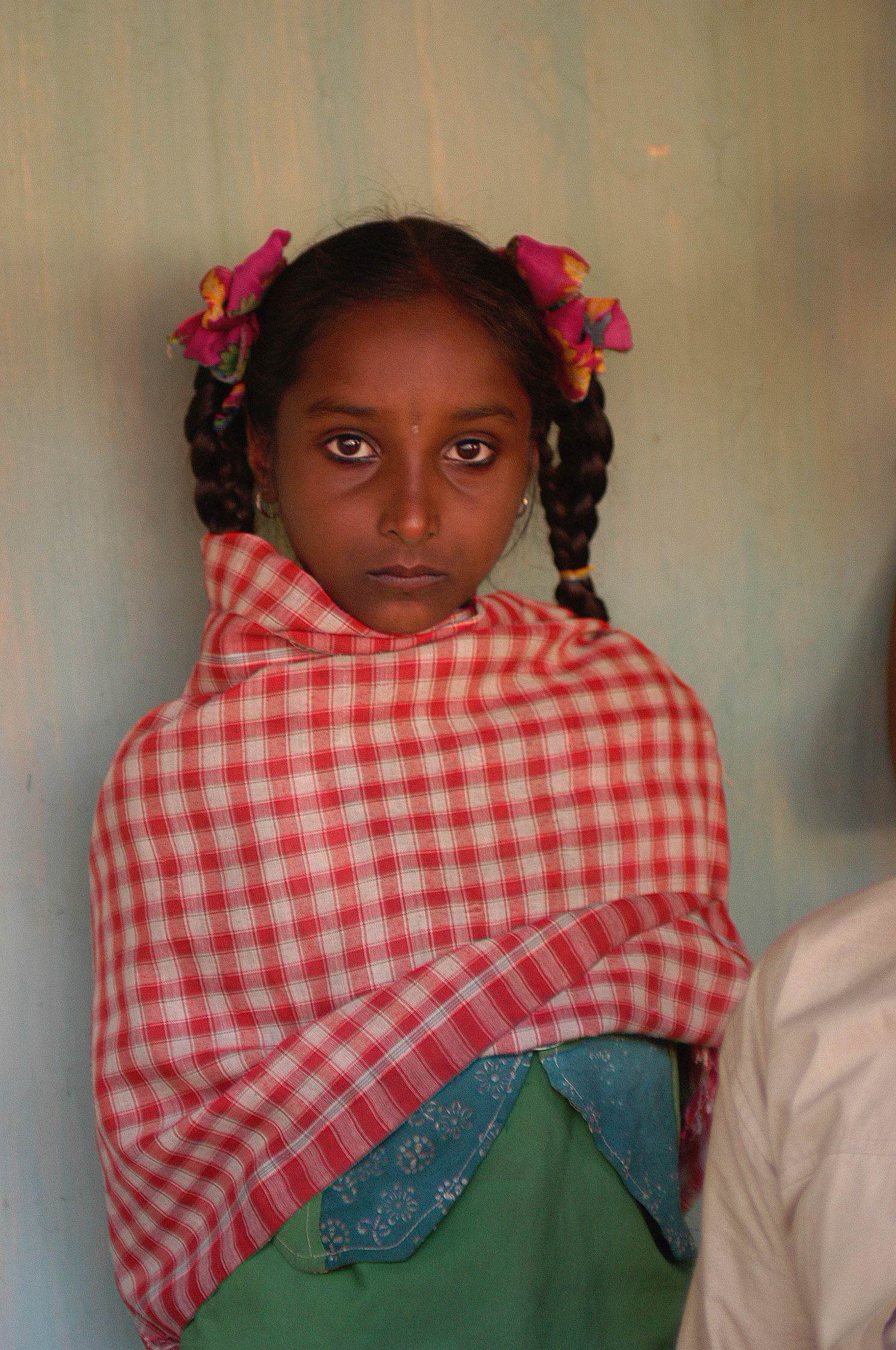 a young girl in Pitama, India