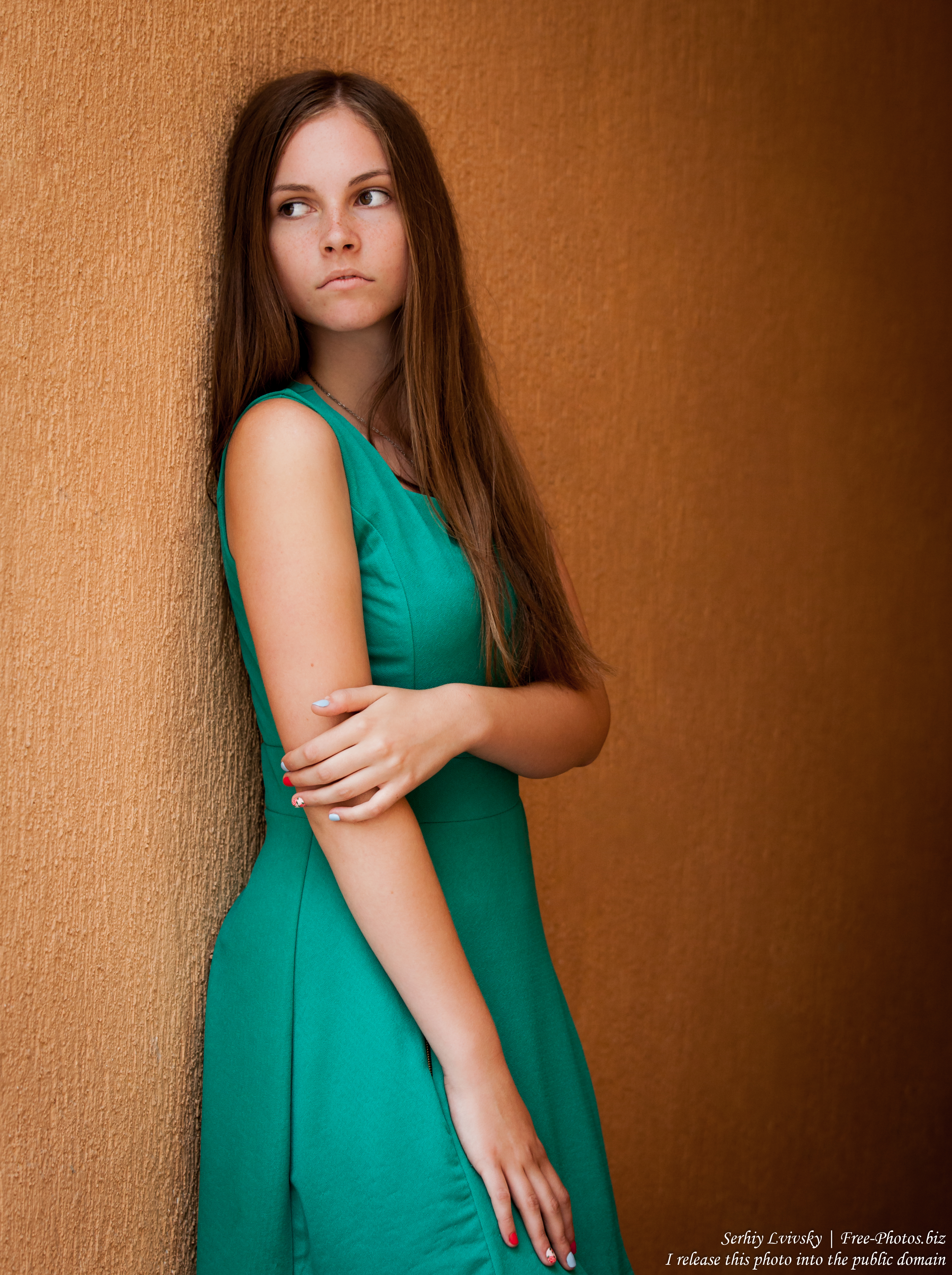 a 14-year-old Catholic girl photographed by Serhiy Lvivsky in August 2015, picture 11