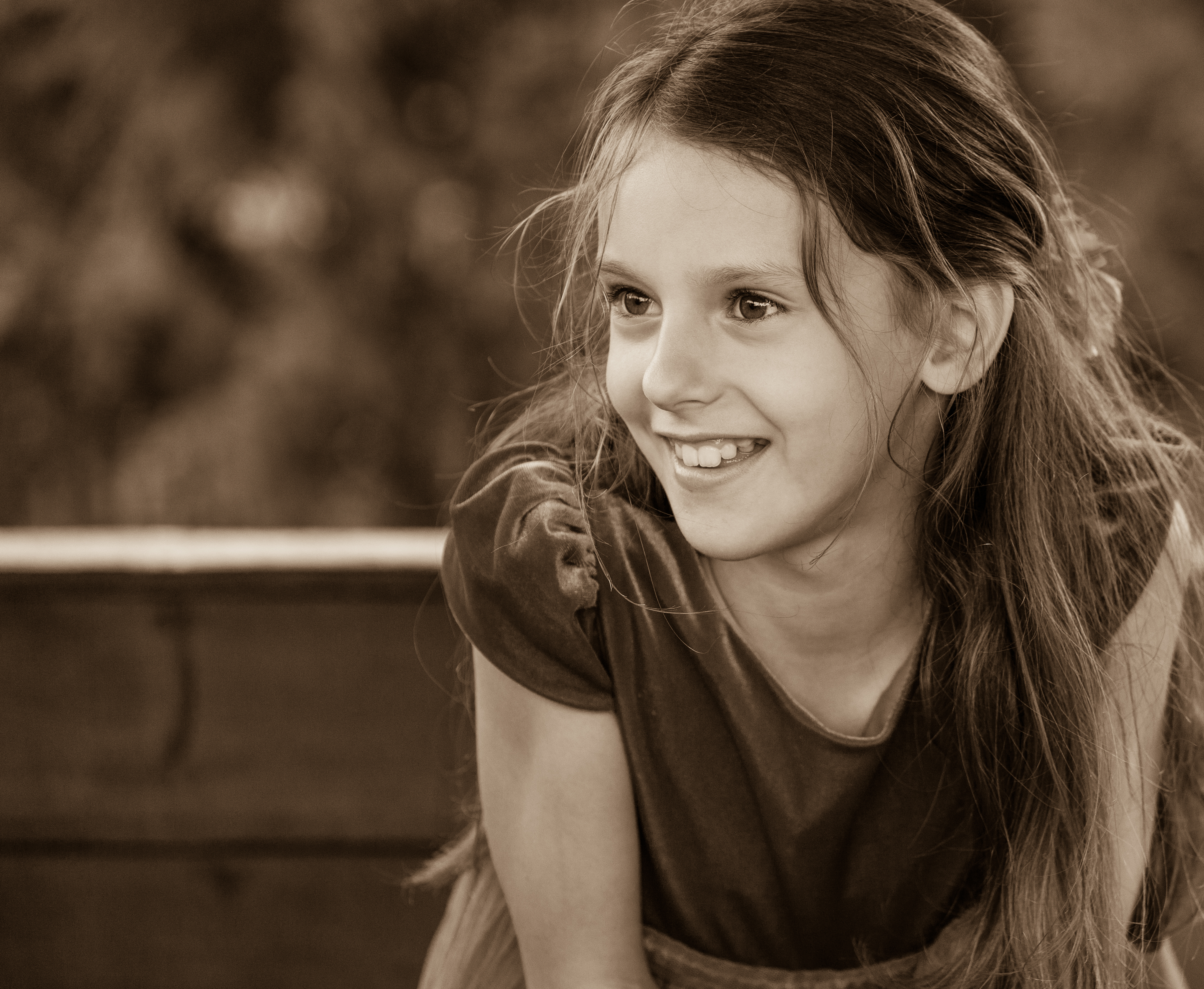 a Christian girl photographed in September 2014, picture 32, black and white