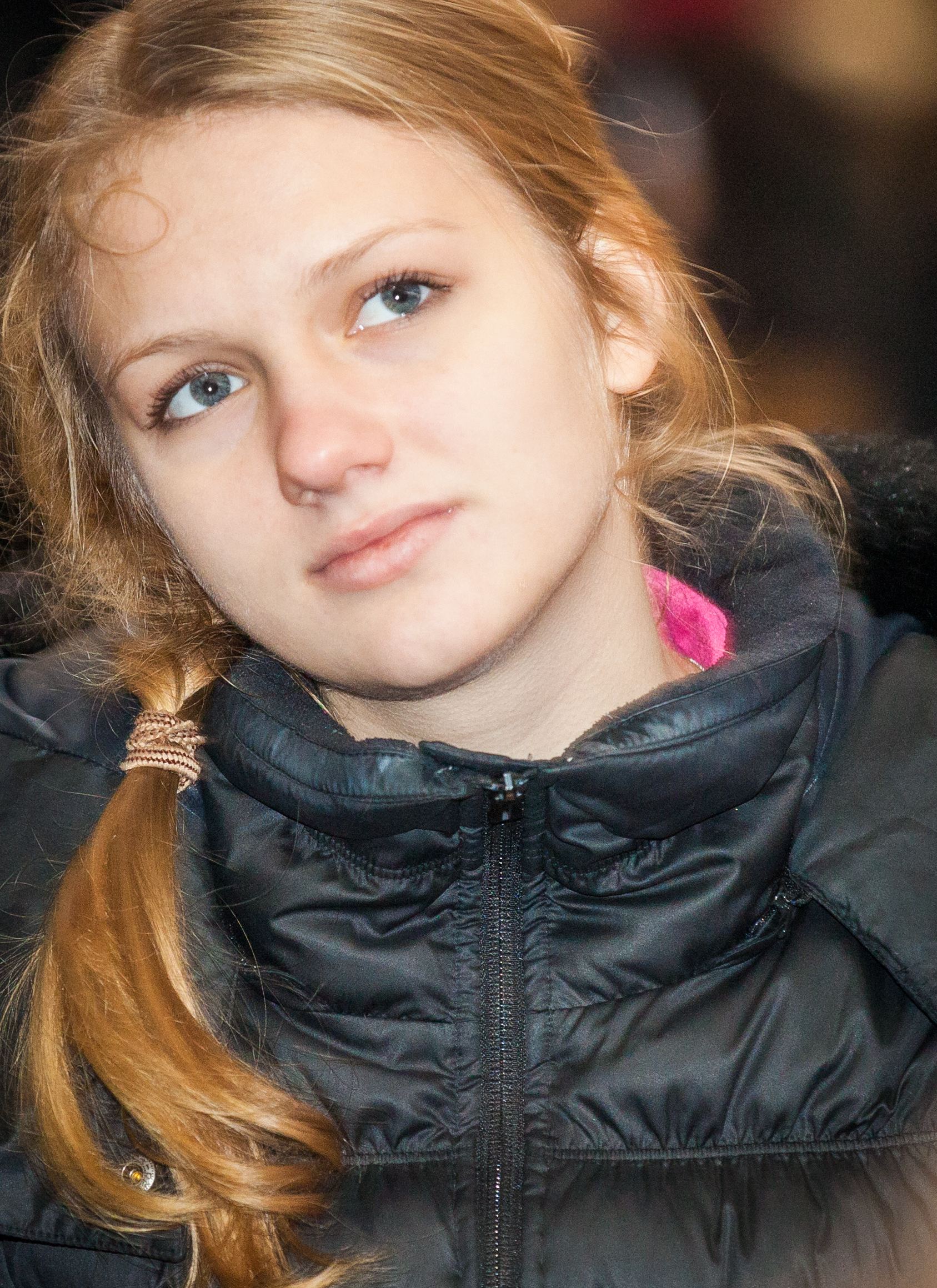 a cute girl photographed in December 2014, picture 7