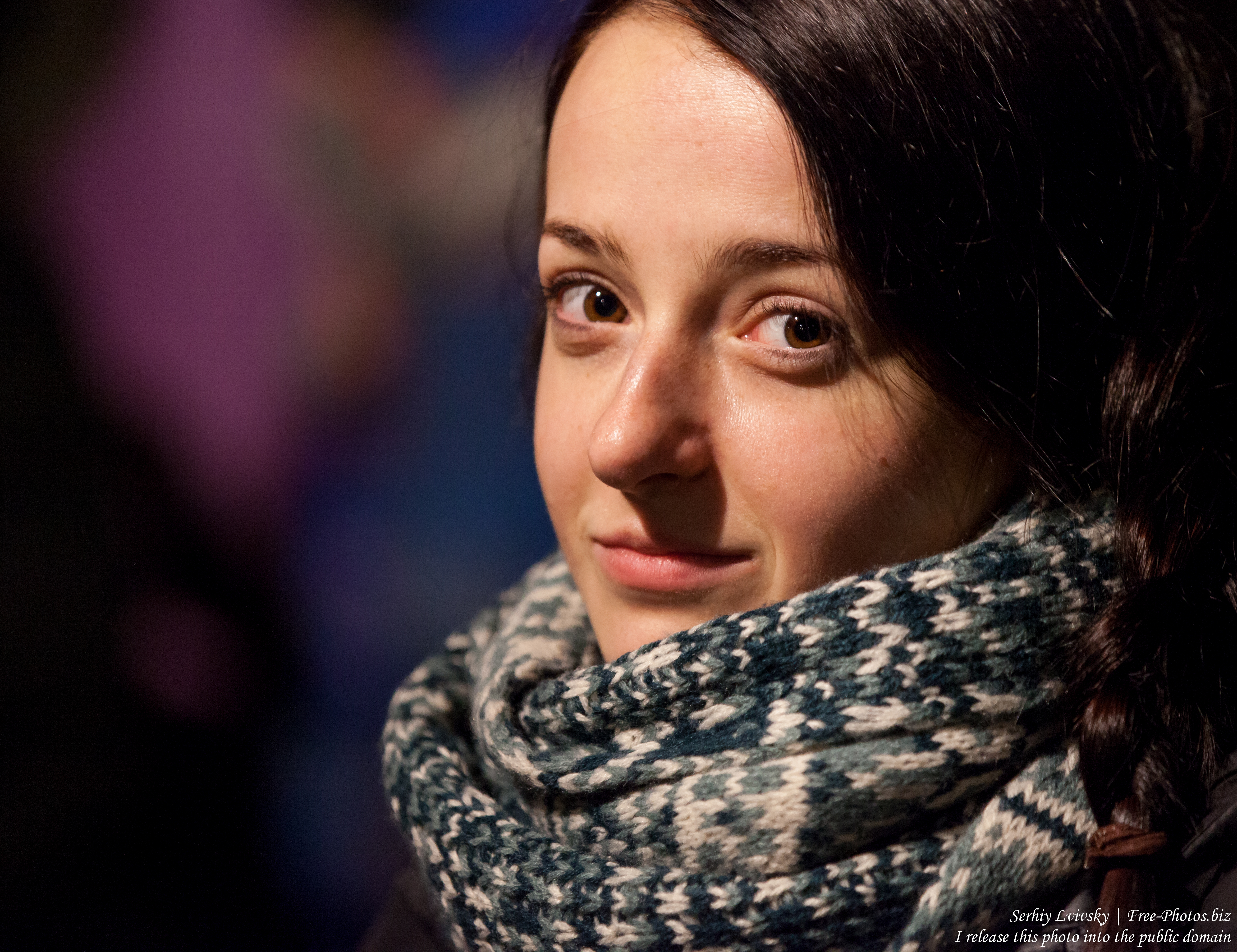 a girl photographed during a Taize pilgrimage in January 2015, picture 7
