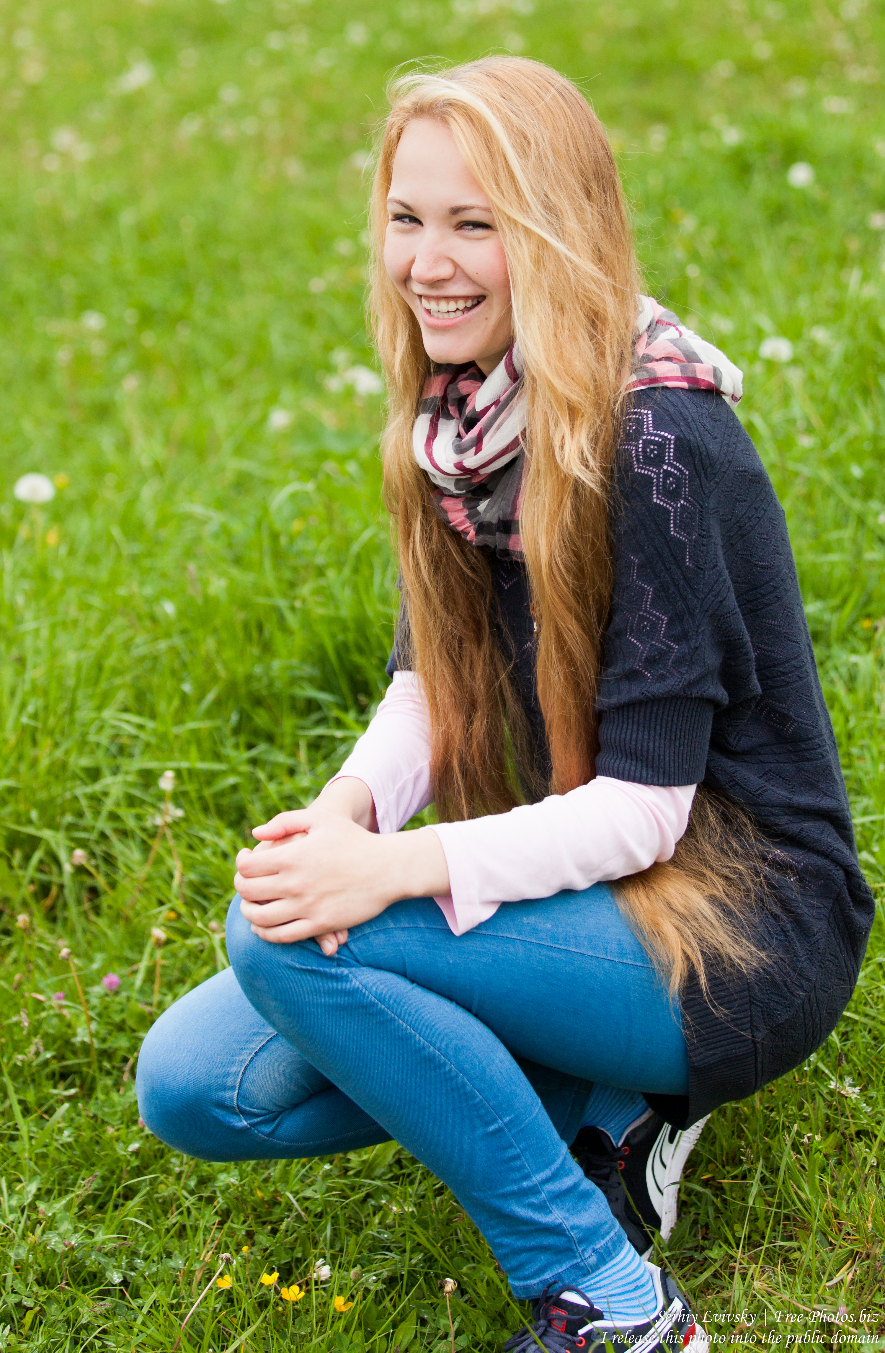 a long-haired Roman-Catholic girl photographed in May 2015, picture 4