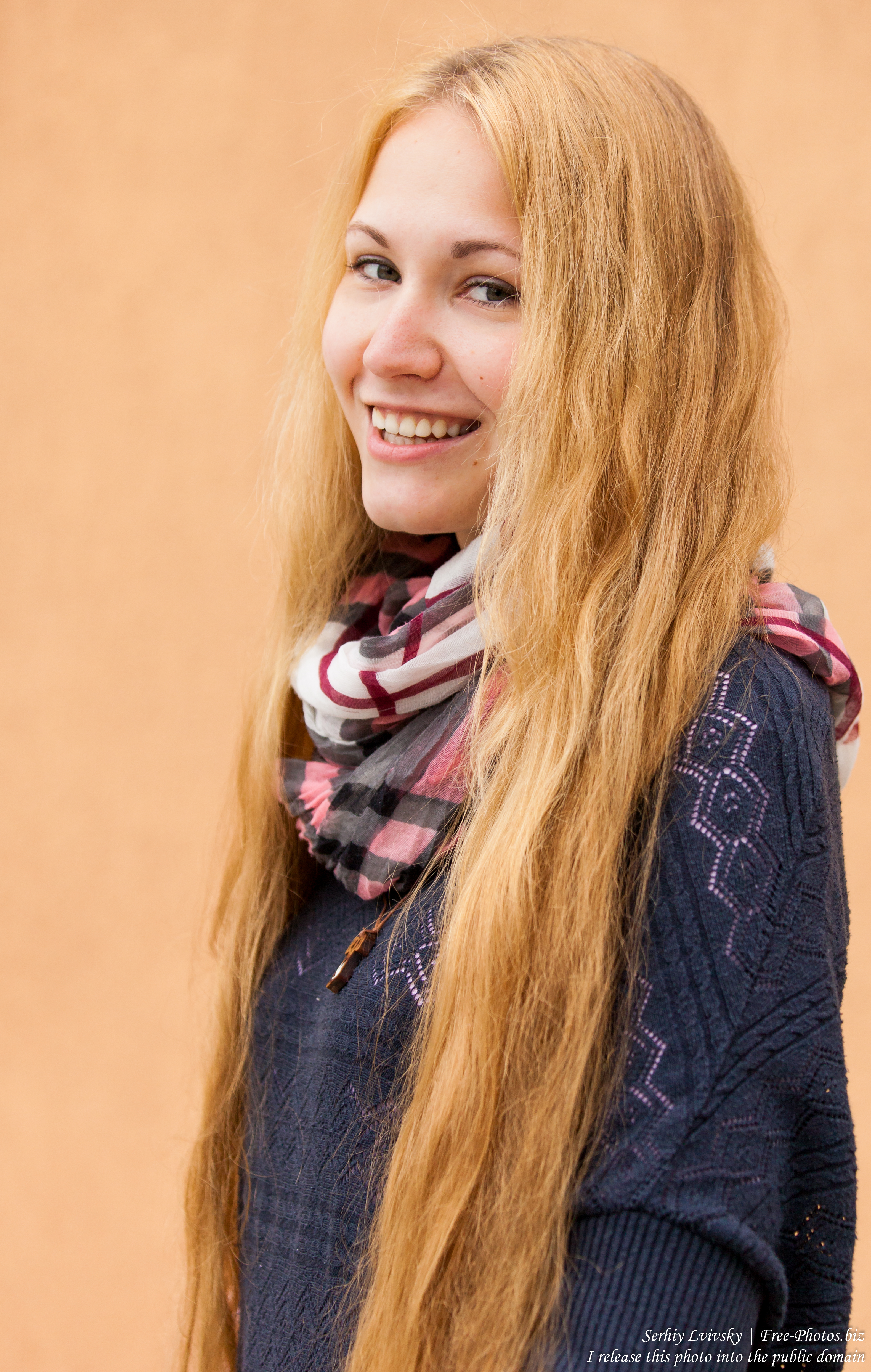 a long-haired Roman-Catholic girl photographed in May 2015, picture 5