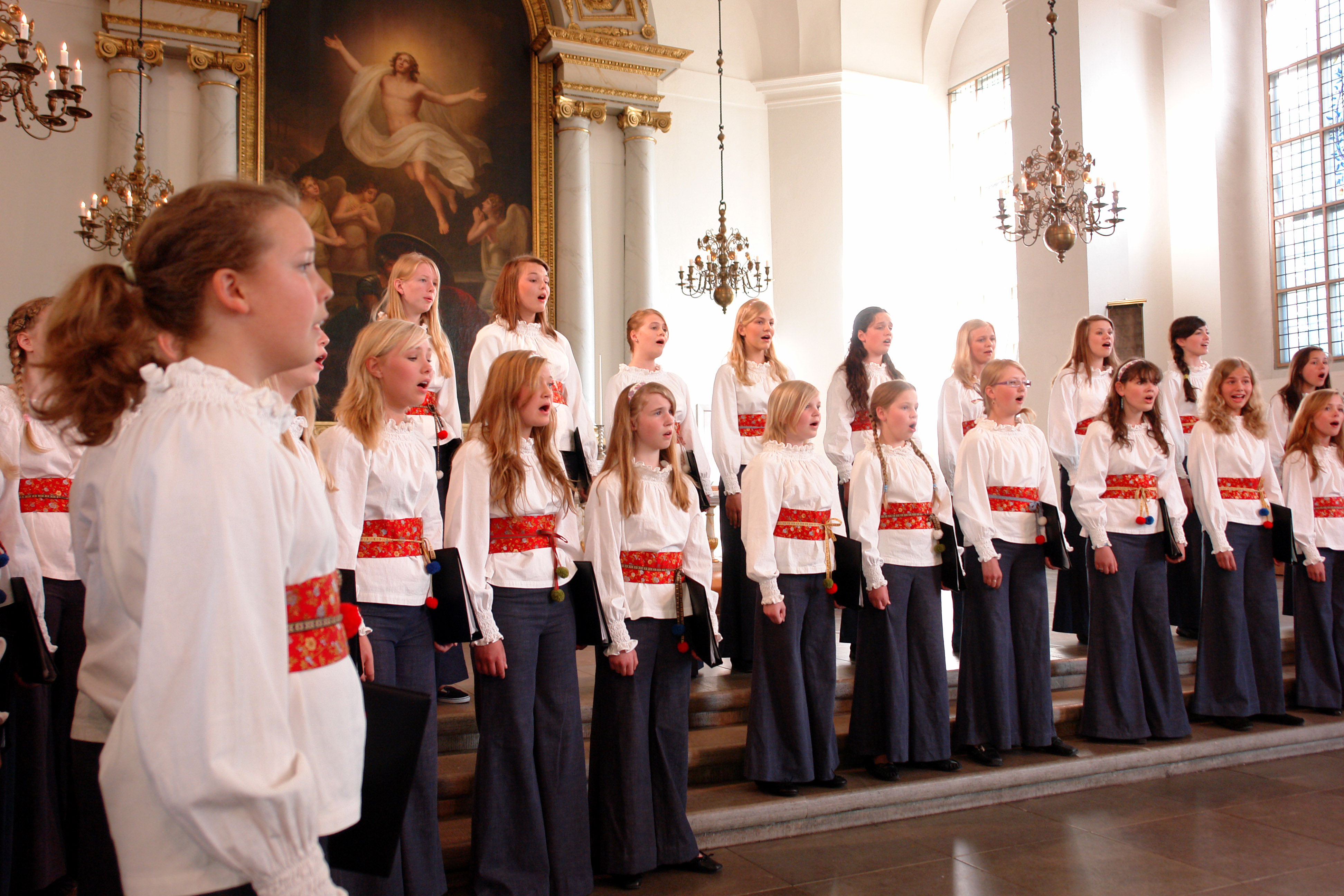 Adolf Fredrik's Girls Choir, Stockholm, Sweden june2007