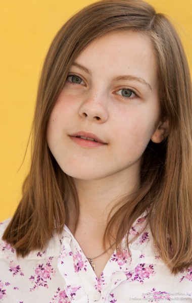 a 12-year-old Roman-Catholic girl photographed in June 2015, picture 1