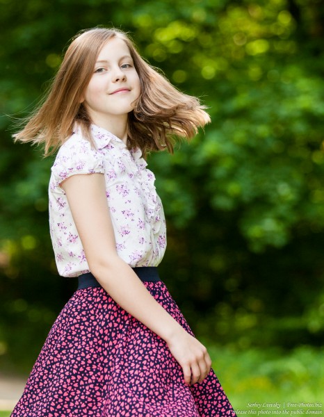 a 12-year-old Roman-Catholic girl photographed in June 2015, picture 11