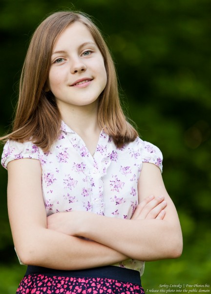 a 12-year-old Roman-Catholic girl photographed in June 2015, picture 12