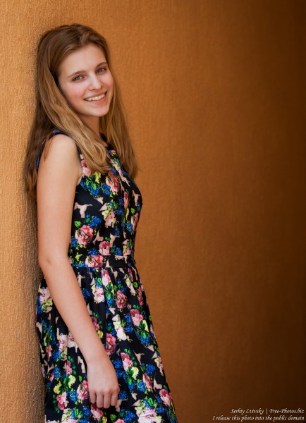 a 14-year-old blond Roman-Catholic girl photographed in July 2015, picture 18