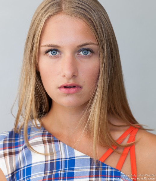 a 14-year-old natural blond girl photographed by Serhiy Lvivsky in July 2016, picture 14
