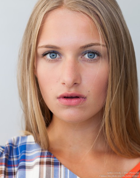 a 14-year-old natural blond girl photographed by Serhiy Lvivsky in July 2016, picture 15