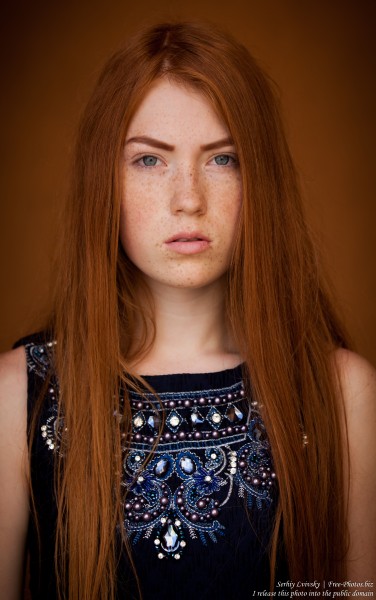 a 15-year-old red-haired Catholic girl photographed by Serhiy Lvivsky in August 2015, picture 6