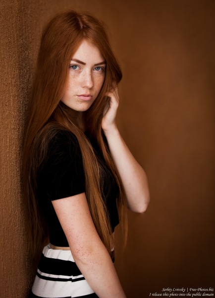 a 15-year-old red-haired Catholic girl photographed by Serhiy Lvivsky in August 2015, picture 18