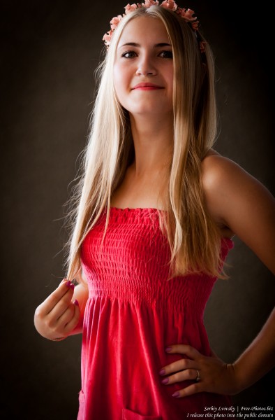 a Catholic 19-year-old natural blond girl photographed in August 2015 by Serhiy Lvivsky, picture 4