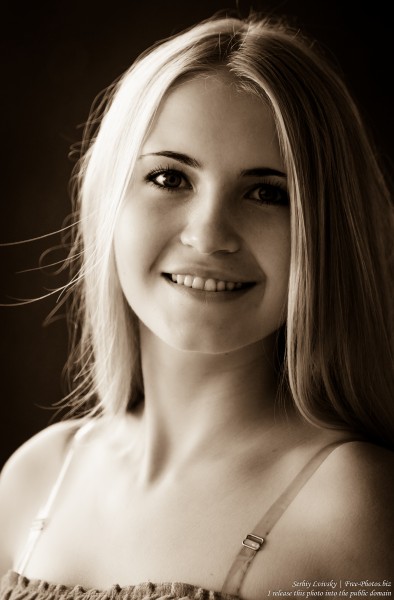 a Catholic 19-year-old natural blond girl photographed in August 2015 by Serhiy Lvivsky, picture 11