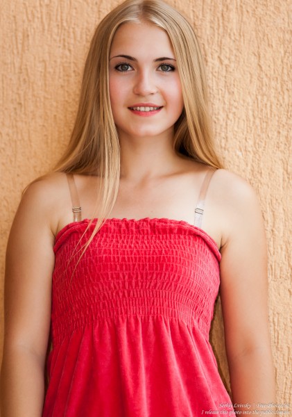 a Catholic 19-year-old natural blond girl photographed in August 2015 by Serhiy Lvivsky, picture 30