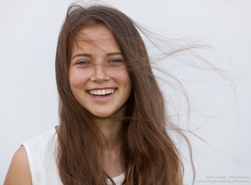 a cute 15-year old girl photographed in July 2015, picture 2