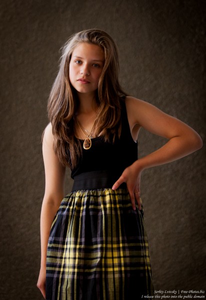 a pretty 13-year-old Catholic girl photographed in July 2015, picture 6