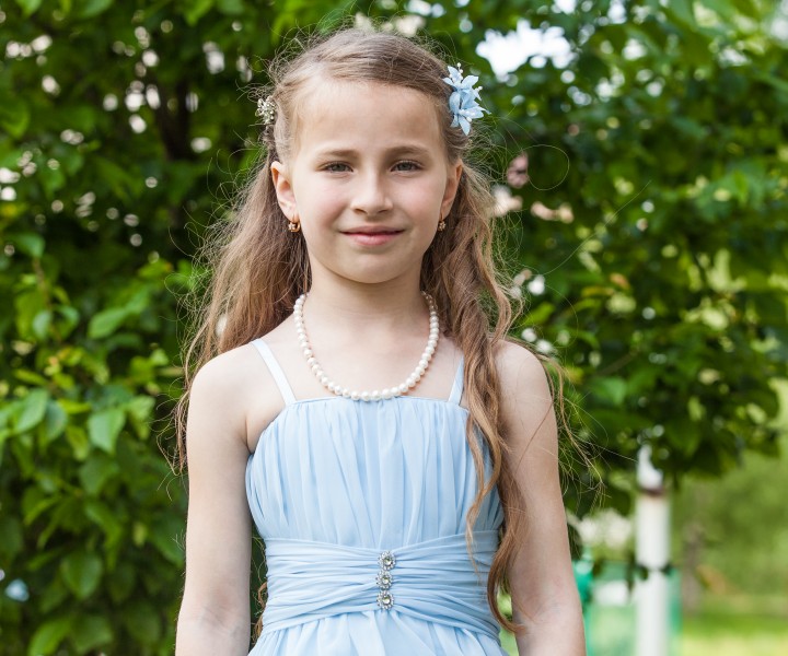 a young cute Chechen girl photographed in May 2014, picture 1/17