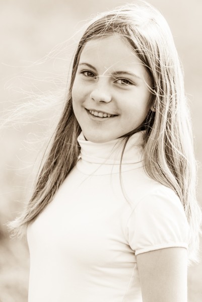 an amazingly beautiful young Catholic girl photographed in October 2014, picture 66, black and white