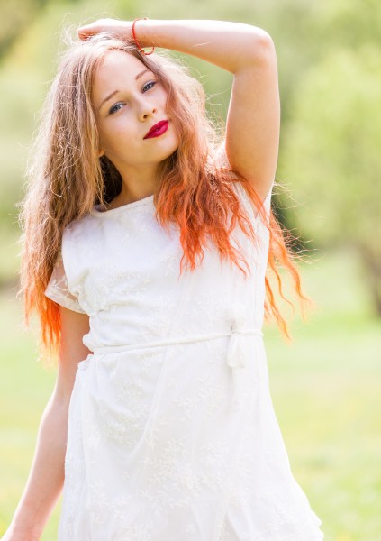 an amazingly photogenic 11-year-old girl photographed in May 2015, picture 11