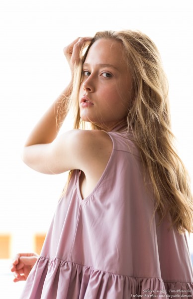 Ania - an 18-year-old natural blonde girl photographed in June 2019 by Serhiy Lvivsky, picture 8