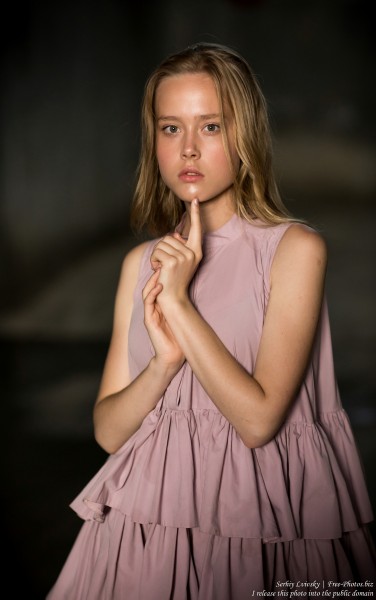 Ania - an 18-year-old natural blonde girl photographed in June 2019 by Serhiy Lvivsky, picture 12