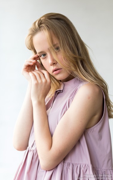 Ania - an 18-year-old natural blonde girl photographed in June 2019 by Serhiy Lvivsky, picture 19