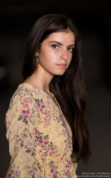 Christina - a 16-year-old brunette girl photographed in July 2019 by Serhiy Lvivsky, picture 14