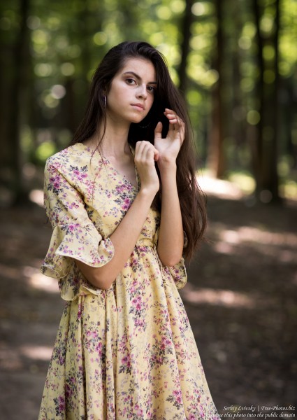 Christina - a 16-year-old brunette girl photographed in July 2019 by Serhiy Lvivsky, picture 20
