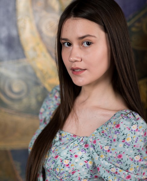 Christina - a cute 16-year-old brunette girl photographed in May 2023 by Serhiy Lvivsky, picture 1