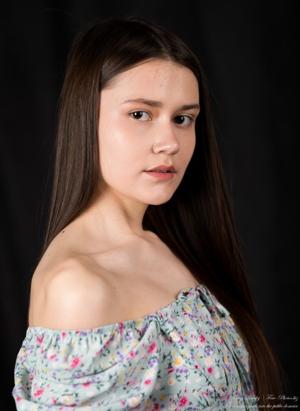 Christina - a cute 16-year-old brunette girl photographed in May 2023 by Serhiy Lvivsky, picture 7