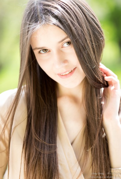 Christina - a cute 16-year-old brunette girl photographed in May 2023 by Serhiy Lvivsky, picture 15